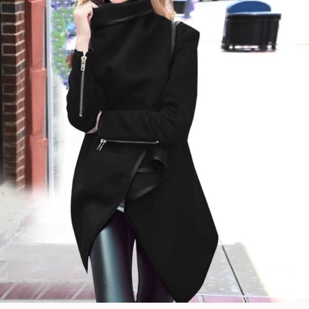 Black Light Thin Coat Jackets - image 1